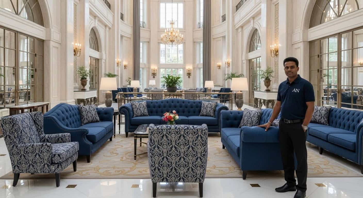 Luxury Hotel Lobby